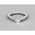 Pure Luxury: 10K Solid Gold Brilliant Cut Ring