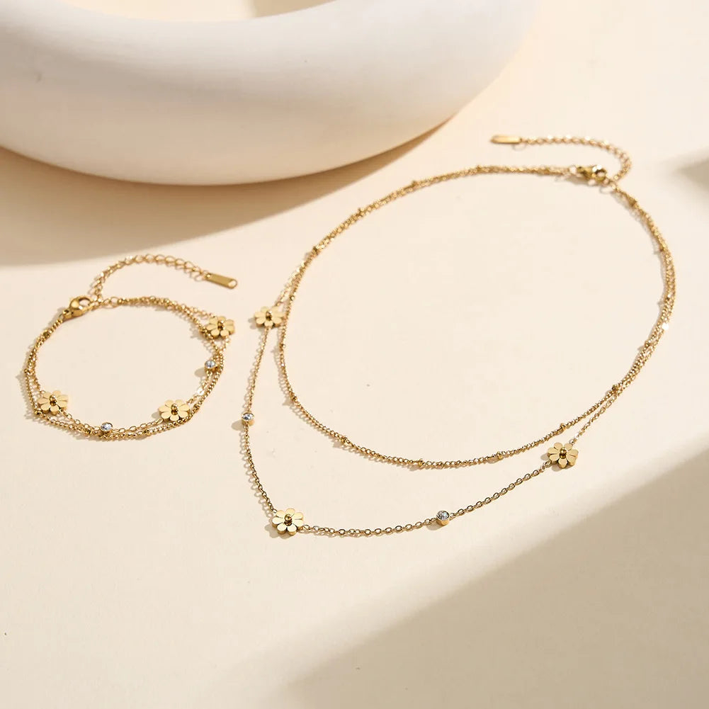 18K Gold Bloom Choker