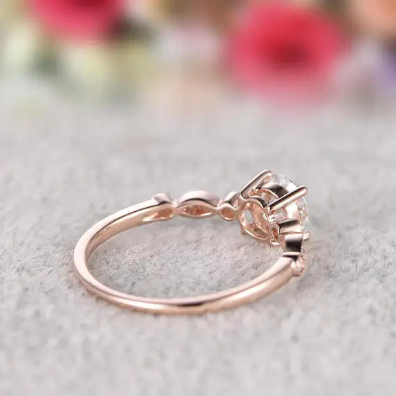 Diamond 14K Rose Gold Rings
