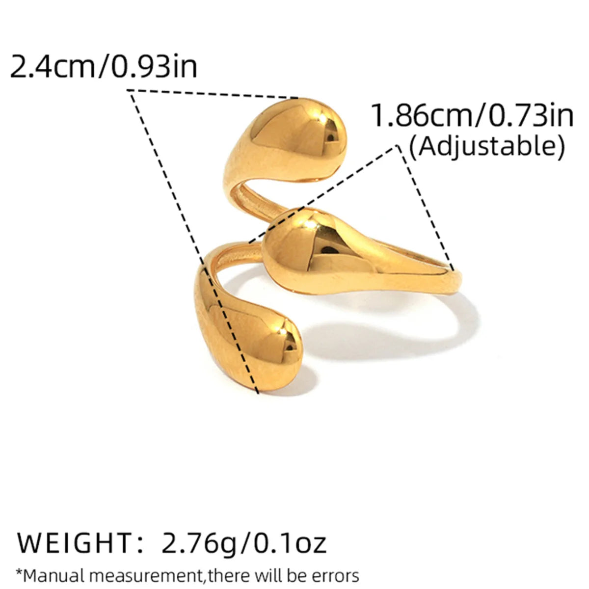 The Muse Fluid Gold Ring