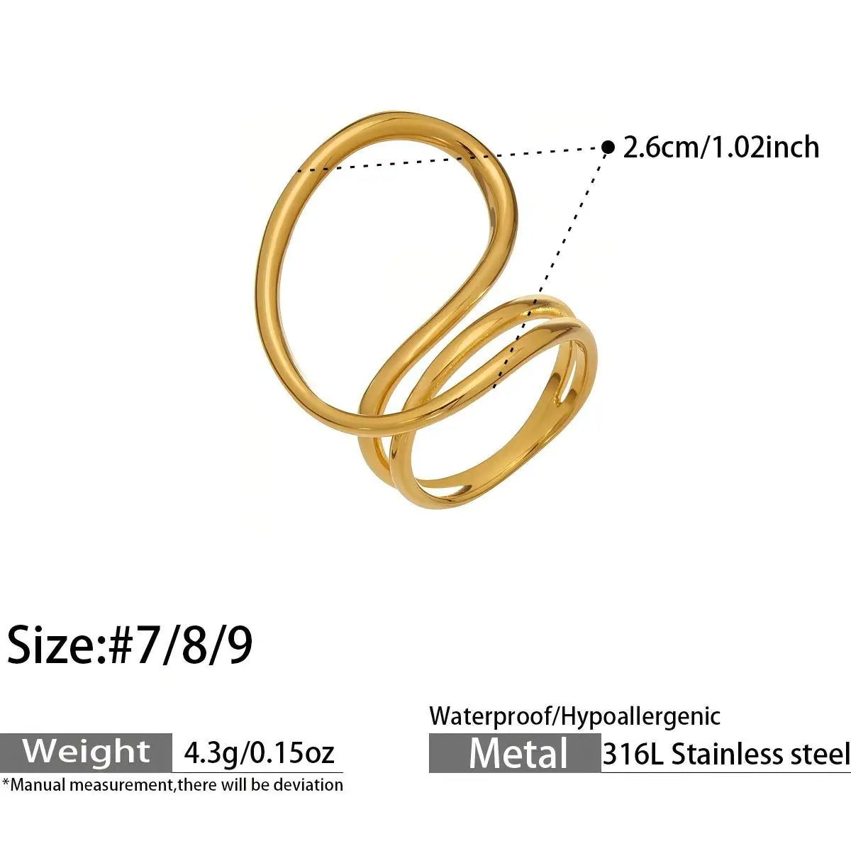 The Muse Eternal Curve Ring
