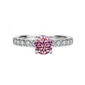 Round Cut Moissanite Statement Ring in Premium Stainless Steel