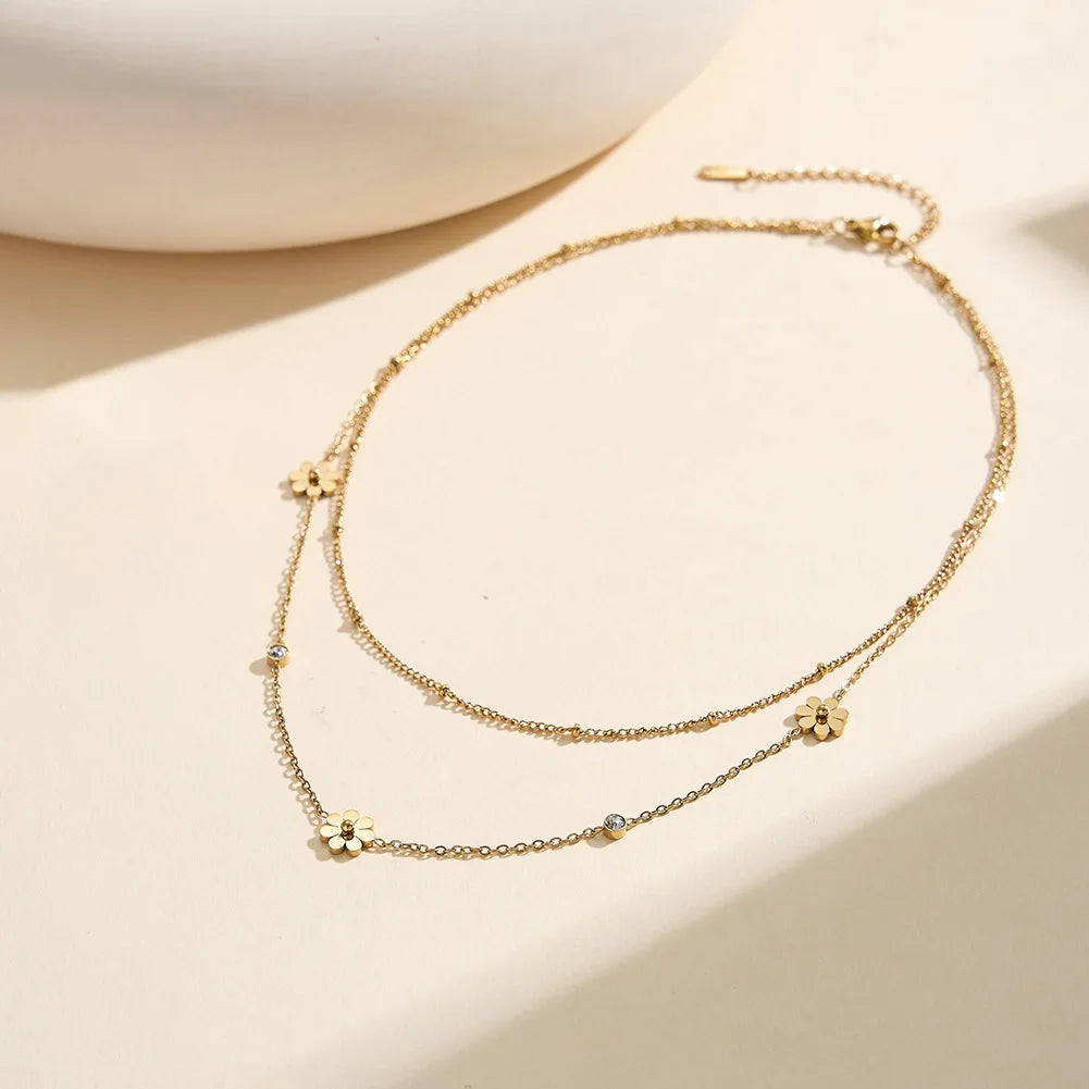 18K Gold Bloom Choker