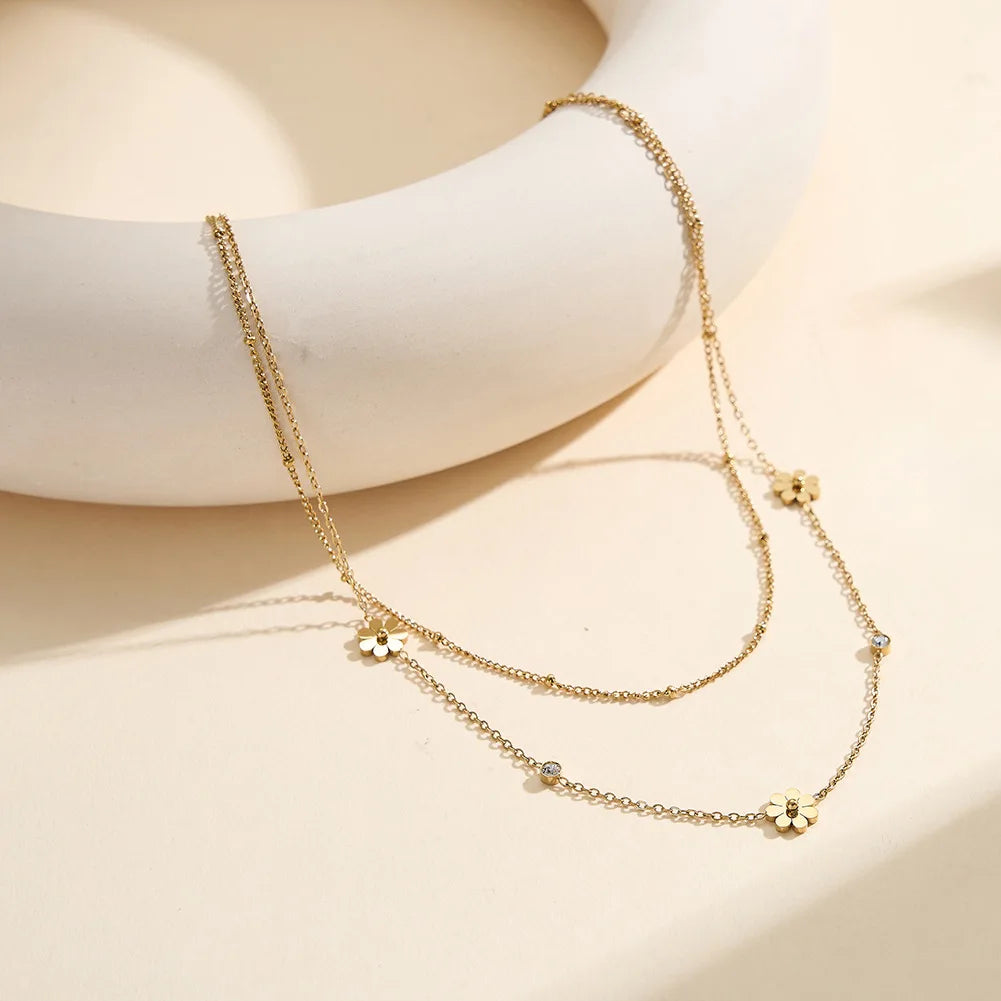 18K Gold Bloom Choker