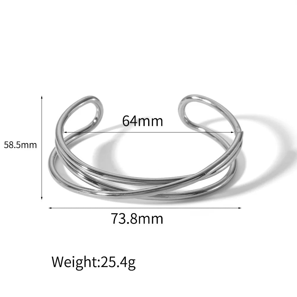 The Muse Cross-Line Cuff