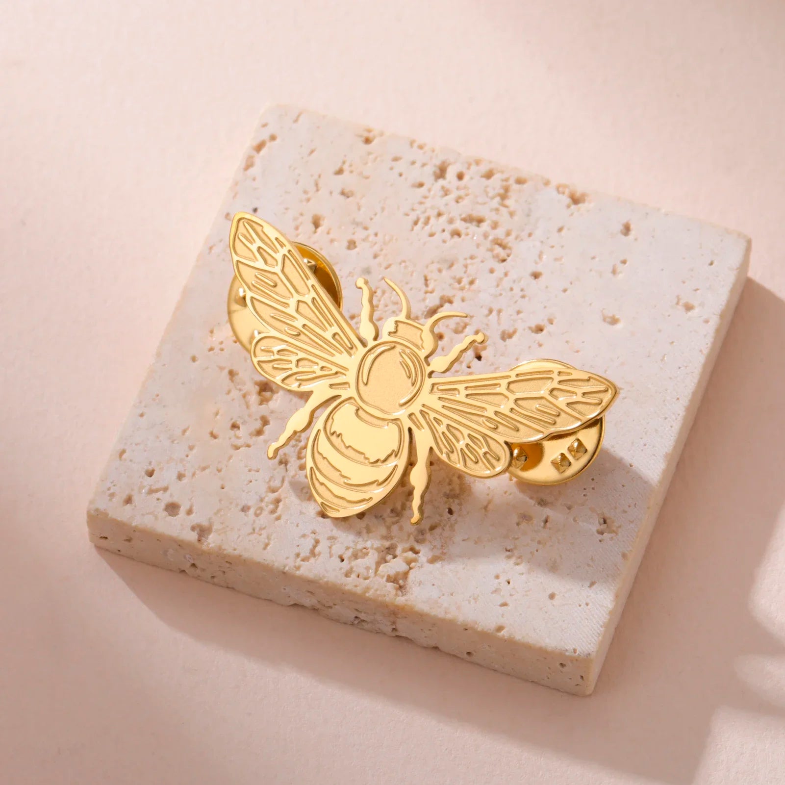 Golden Nectar Bee Pin