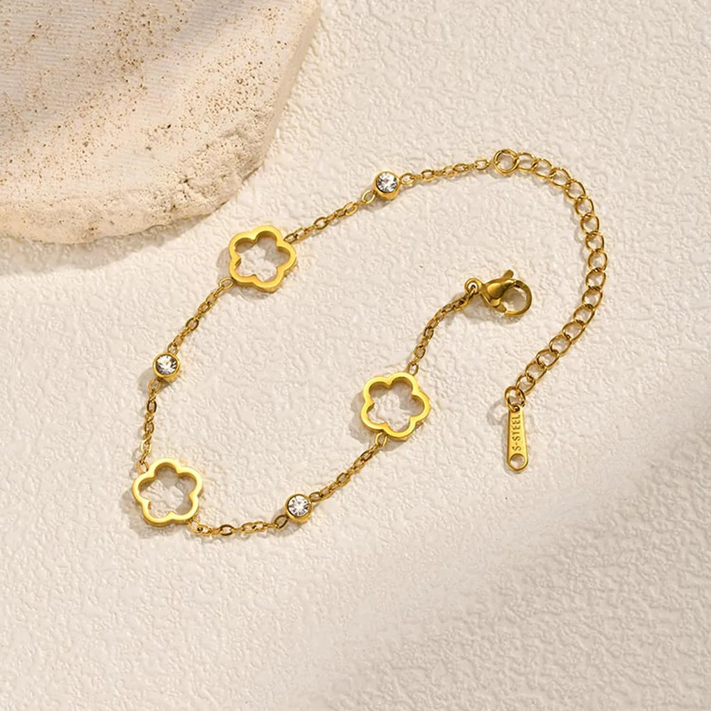 Gilded Clover Charm