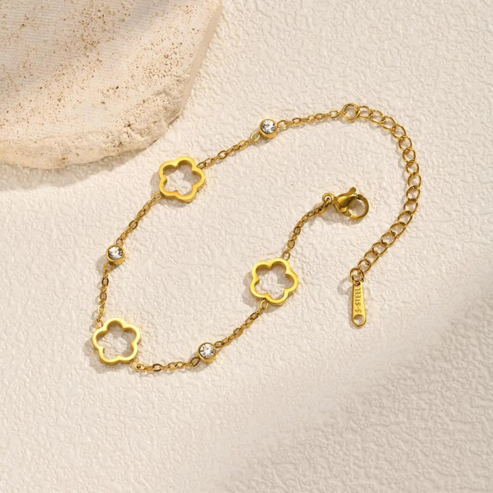 Gilded Clover Charm