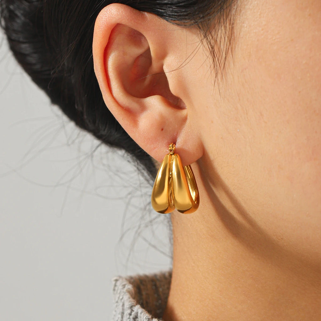 The Chunky U-Hoop Earrings