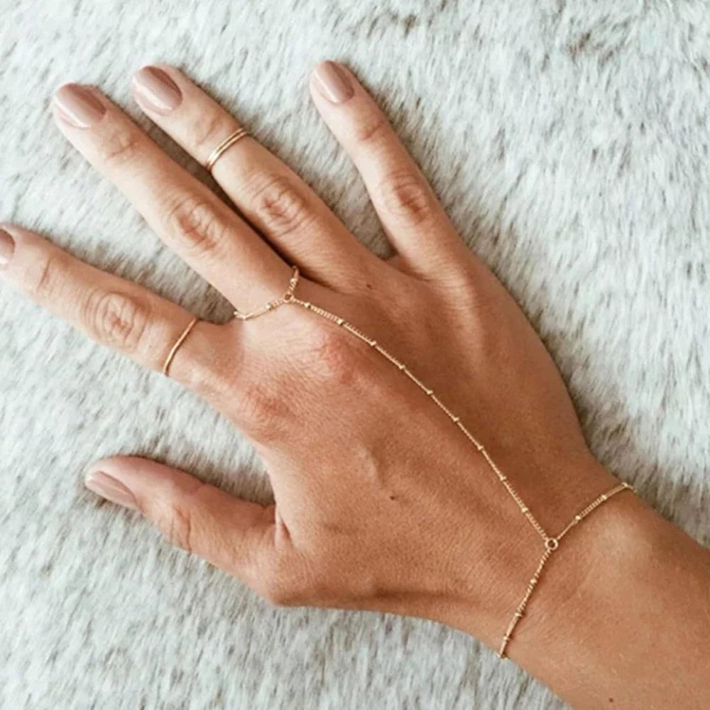Minimalist Link Hand Chain