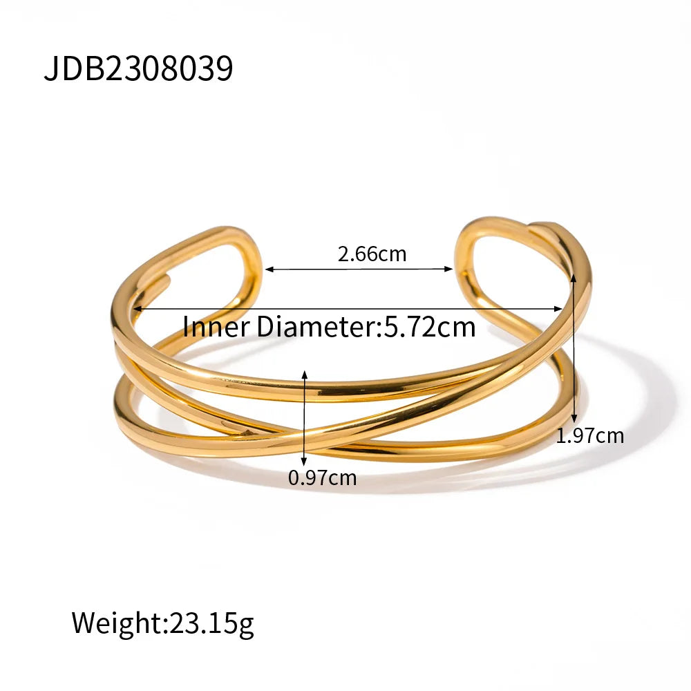 The Muse Cross-Line Cuff