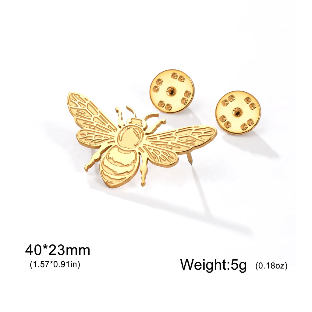 Golden Nectar Bee Pin