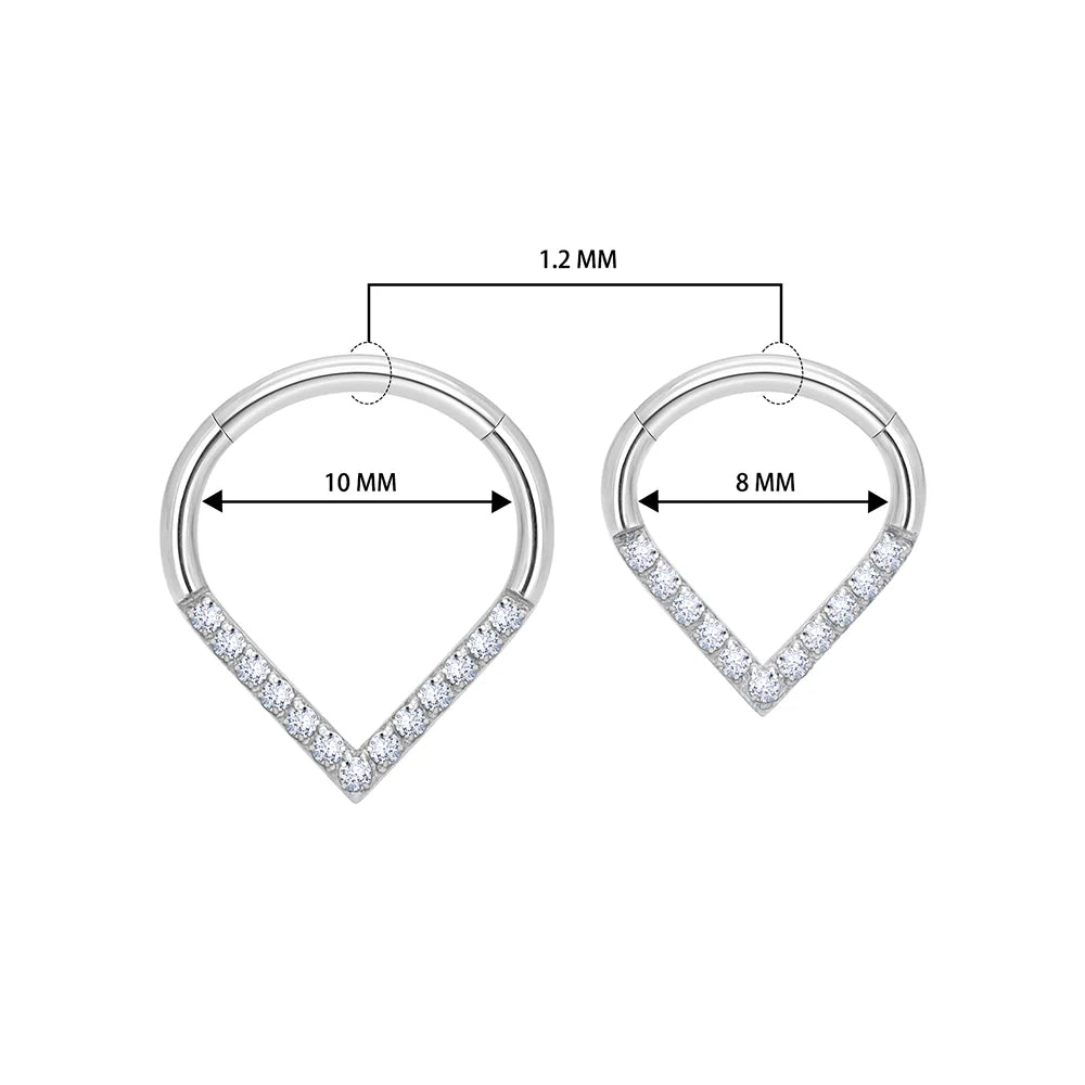 Titanium Teardrop Clicker