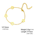 Petal & Chain Dainty Bracelet