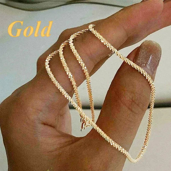 Dainty Sparkling Clavicle Chain