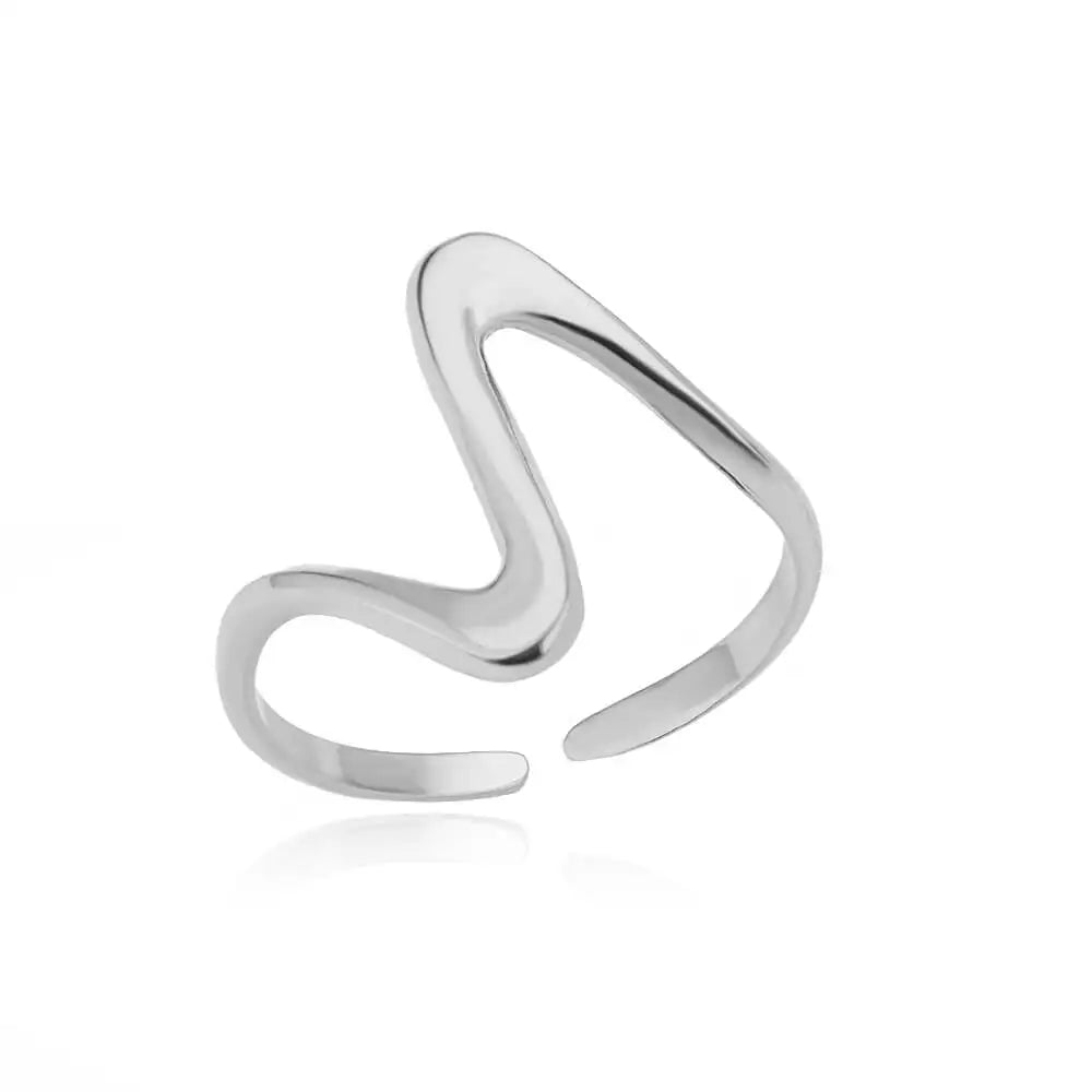 Stainless Steel Rings Open Gold Color