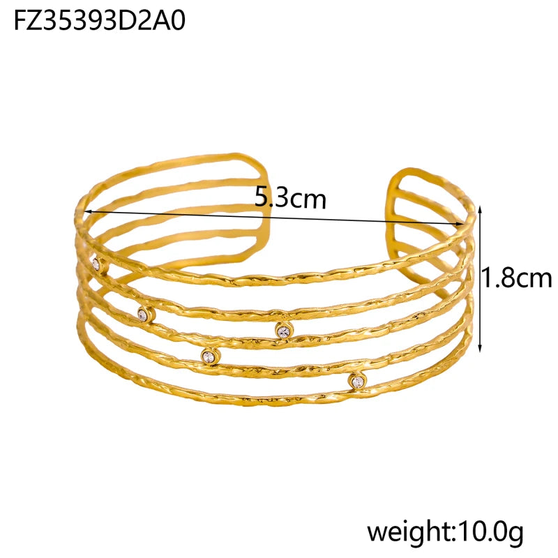 The Muse Cross-Line Cuff