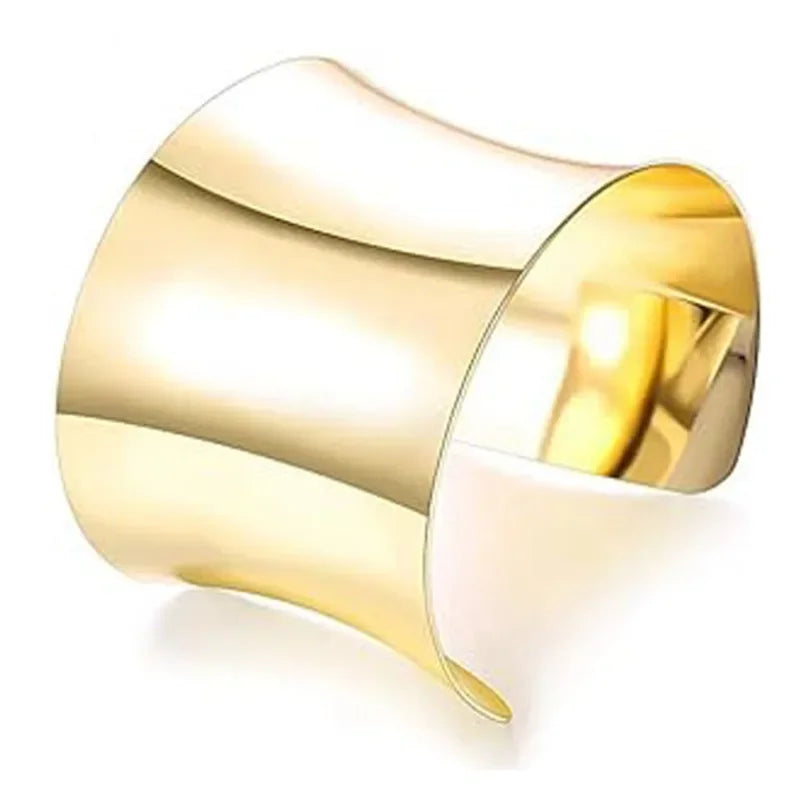 The Muse Hammered Gold Cuff