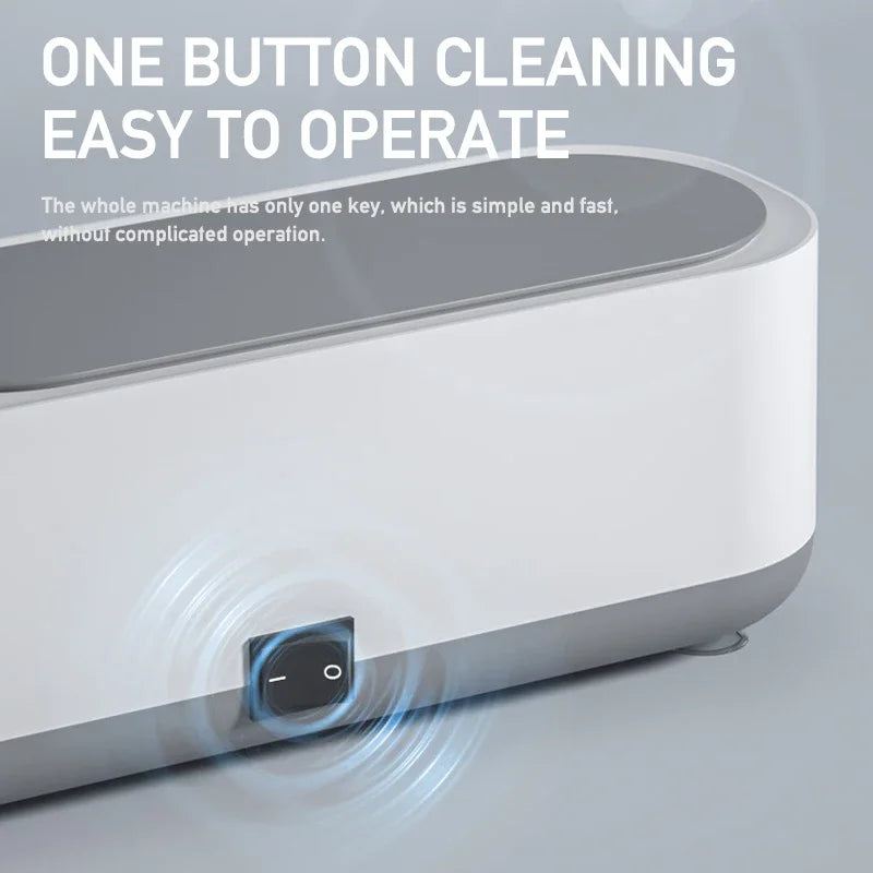 Ultrasonic Jewelry Cleaner Machine – Portable High-Frequency Wash for Rings & Luxury Watches