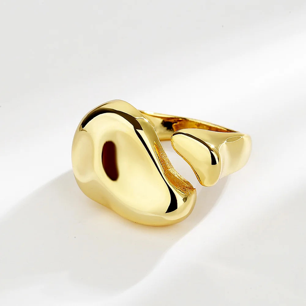 New Adjustable Colorful Drip Glaze Ring