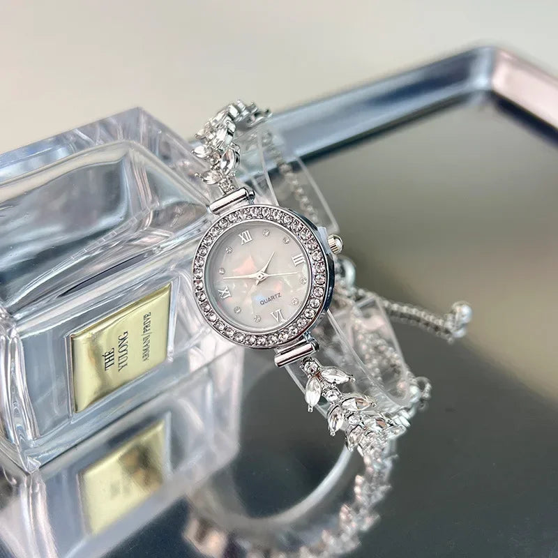 Graceful Diamond Link Timepiece
