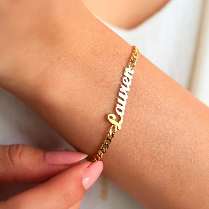 Signature Script Bracelet