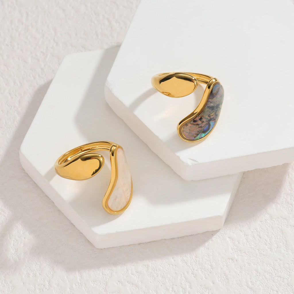 The Muse Shell Inlay Ring