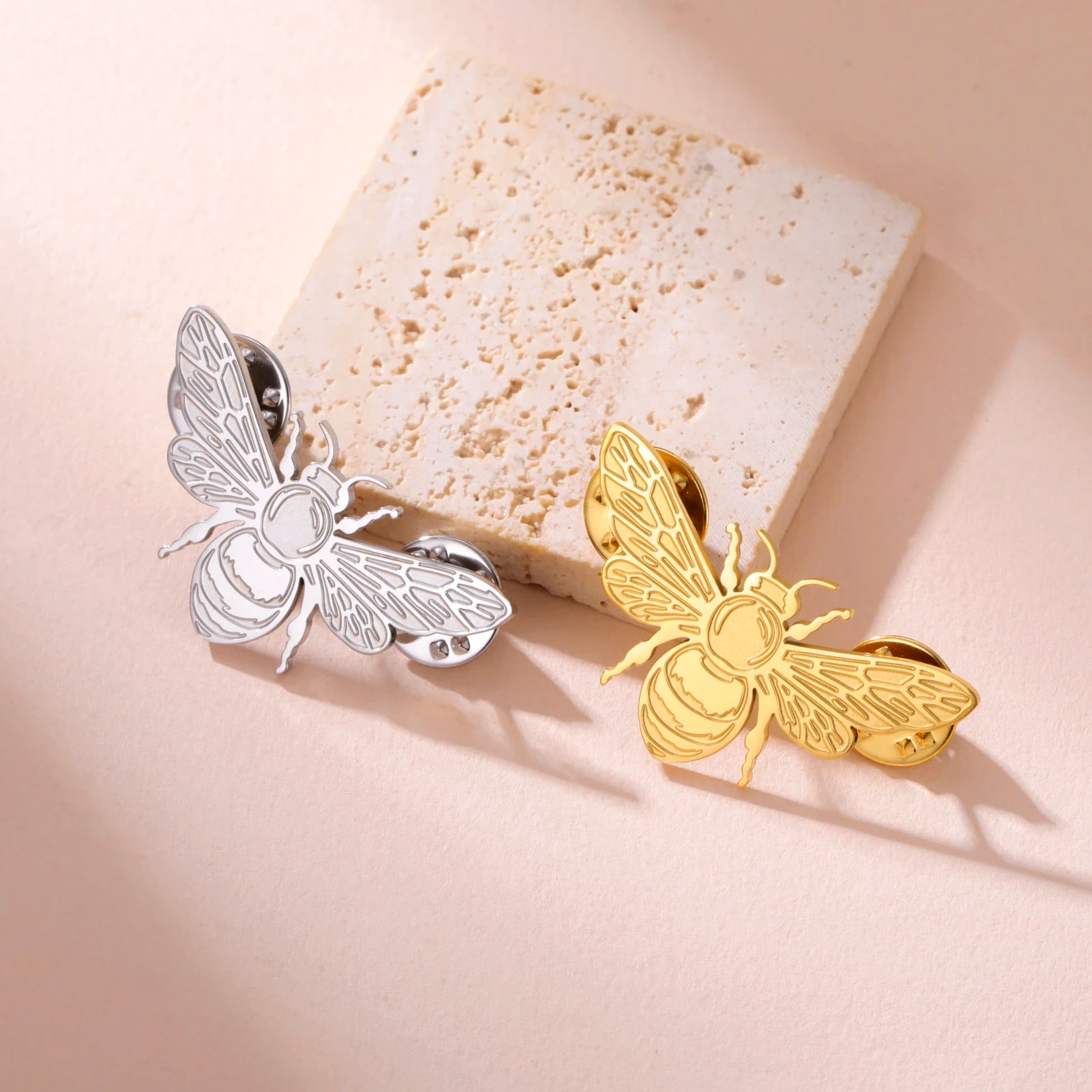 Golden Nectar Bee Pin