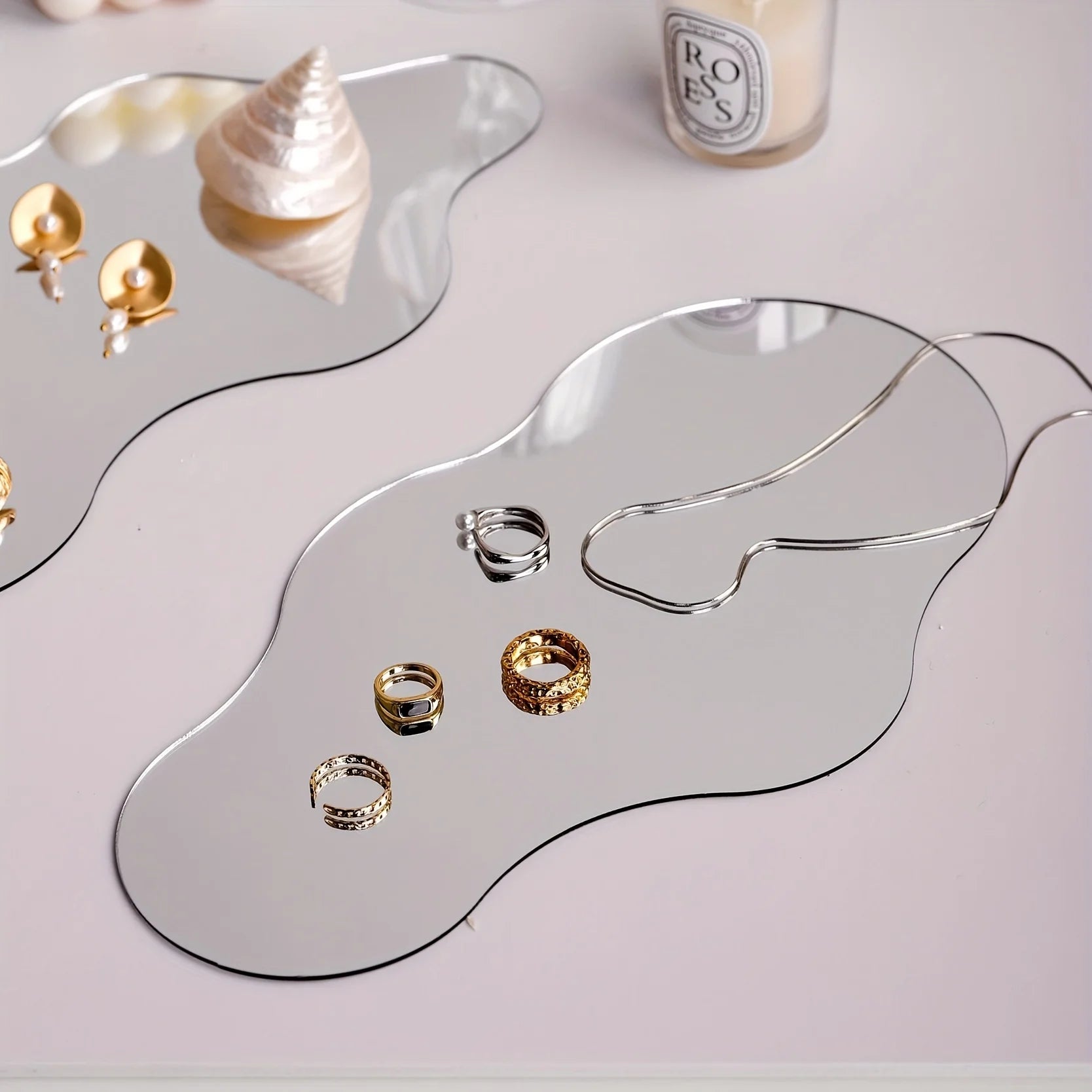 Acrylic Simple Jewelry Display Stand Earrings and Earrings Rack Jewelry