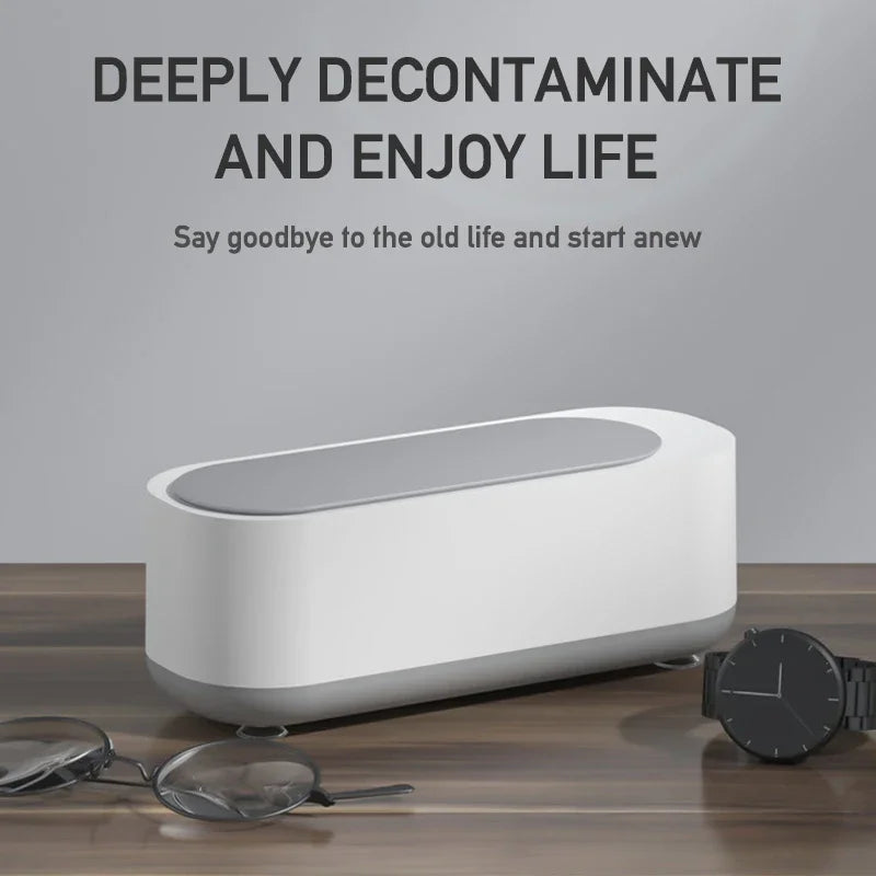 Ultrasonic Jewelry Cleaner Machine – Portable High-Frequency Wash for Rings & Luxury Watches