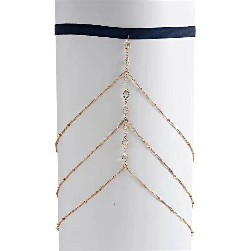 Boho Layered Leg Chain