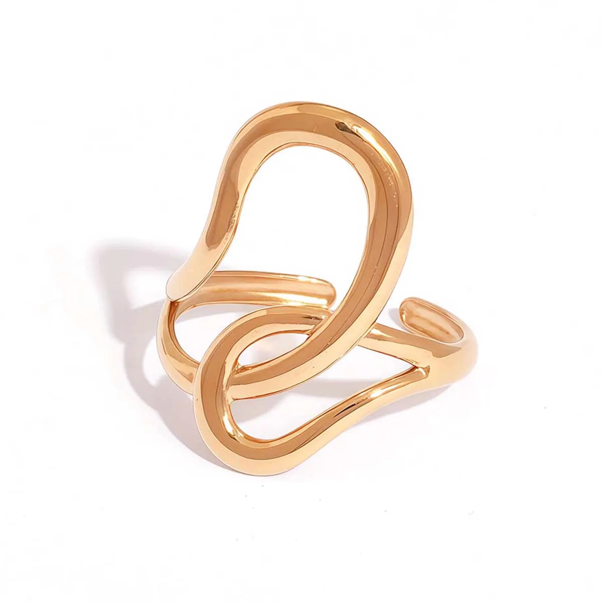 The Muse Abstract Geo Ring