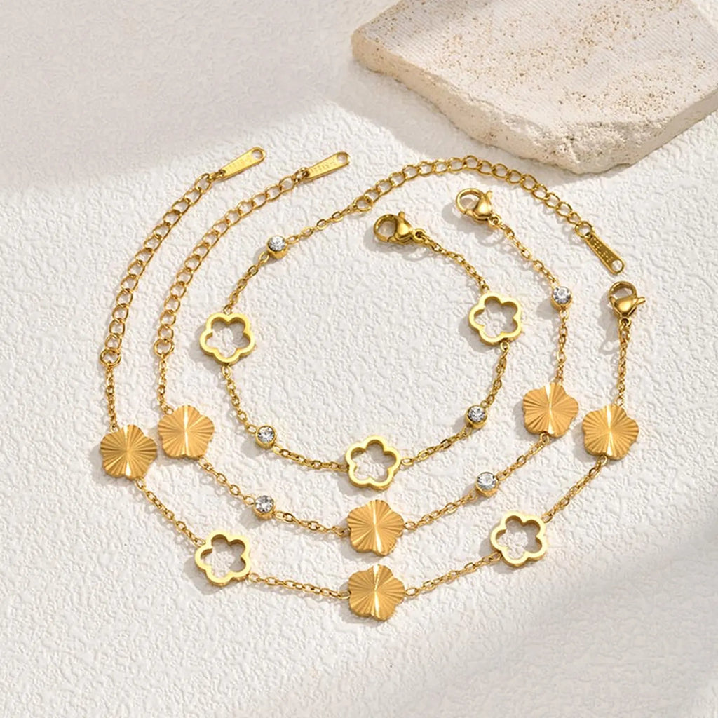 Gilded Clover Charm