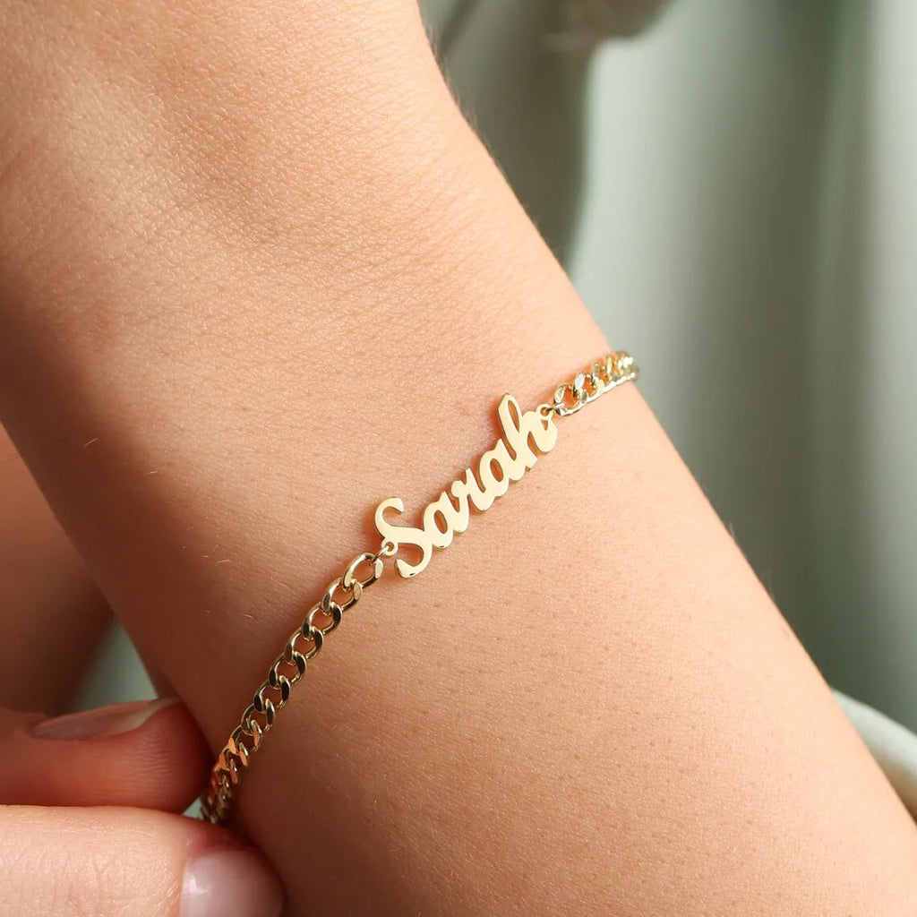 Signature Script Bracelet