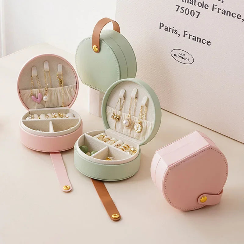 Mini Jewelry Organizer Display Travel Jewelry Case Boxes
