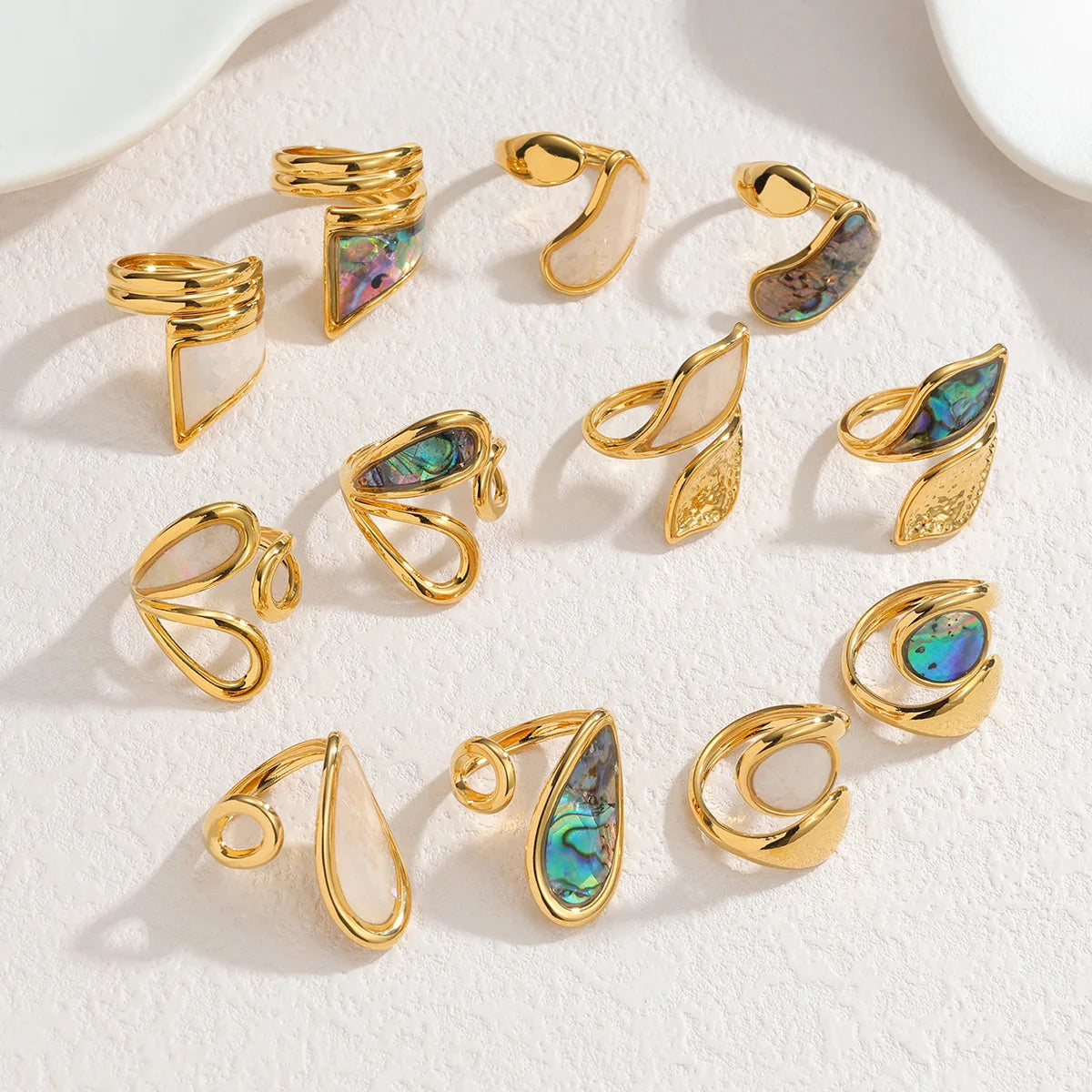 The Muse Shell Inlay Ring