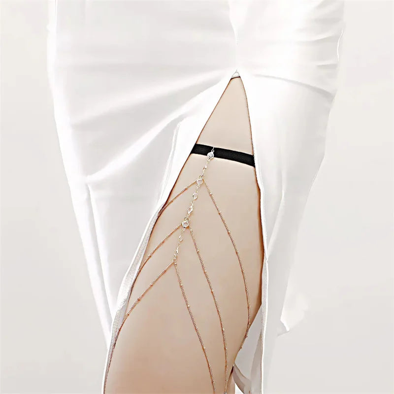 Boho Layered Leg Chain
