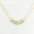 Custom 3D Balloon Name Necklace