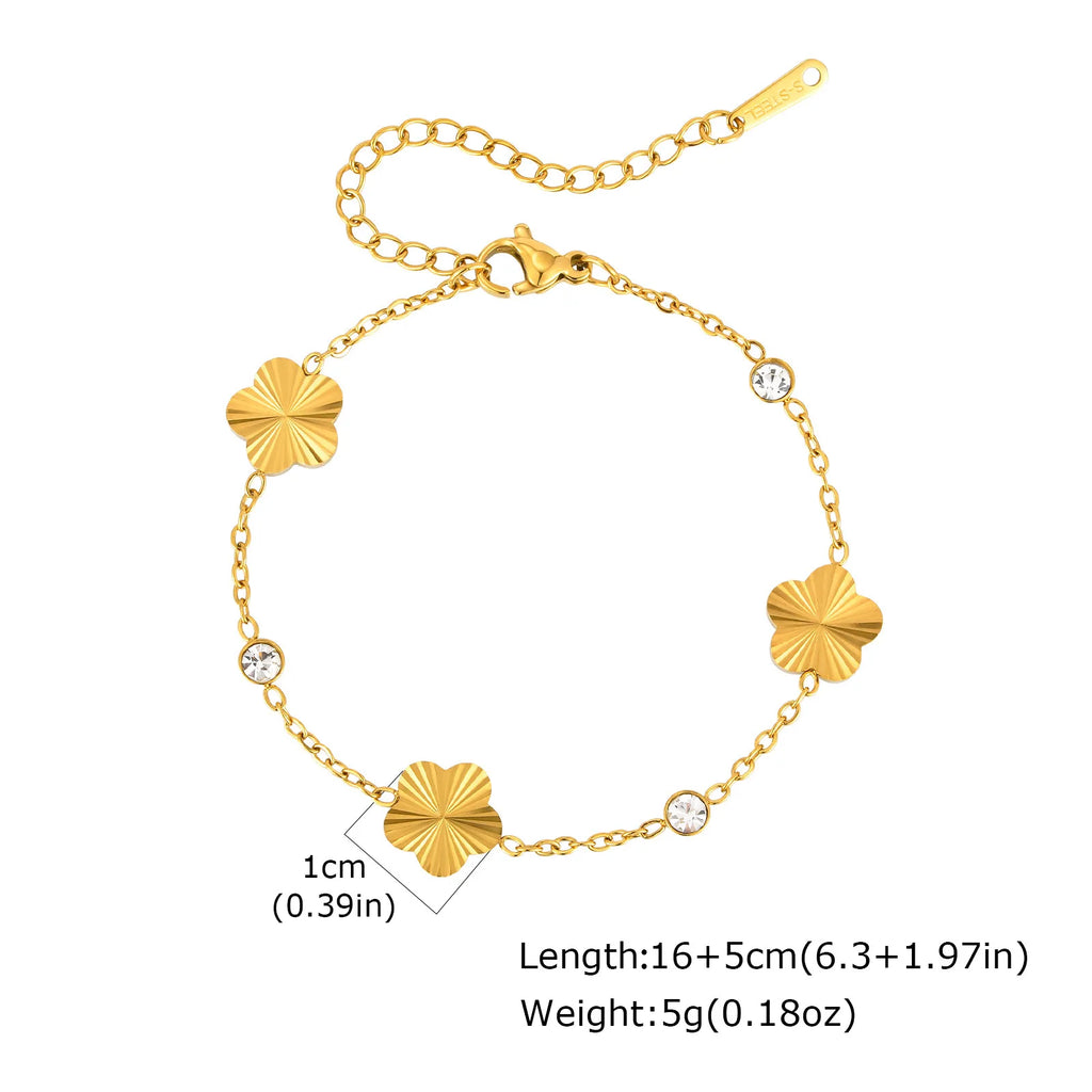 Gilded Clover Charm