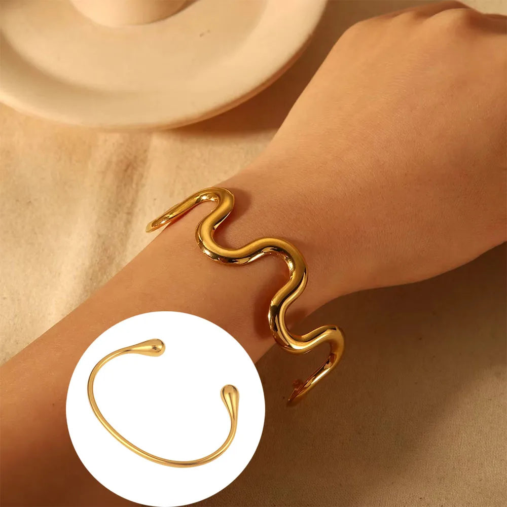 The Muse Cross-Line Cuff