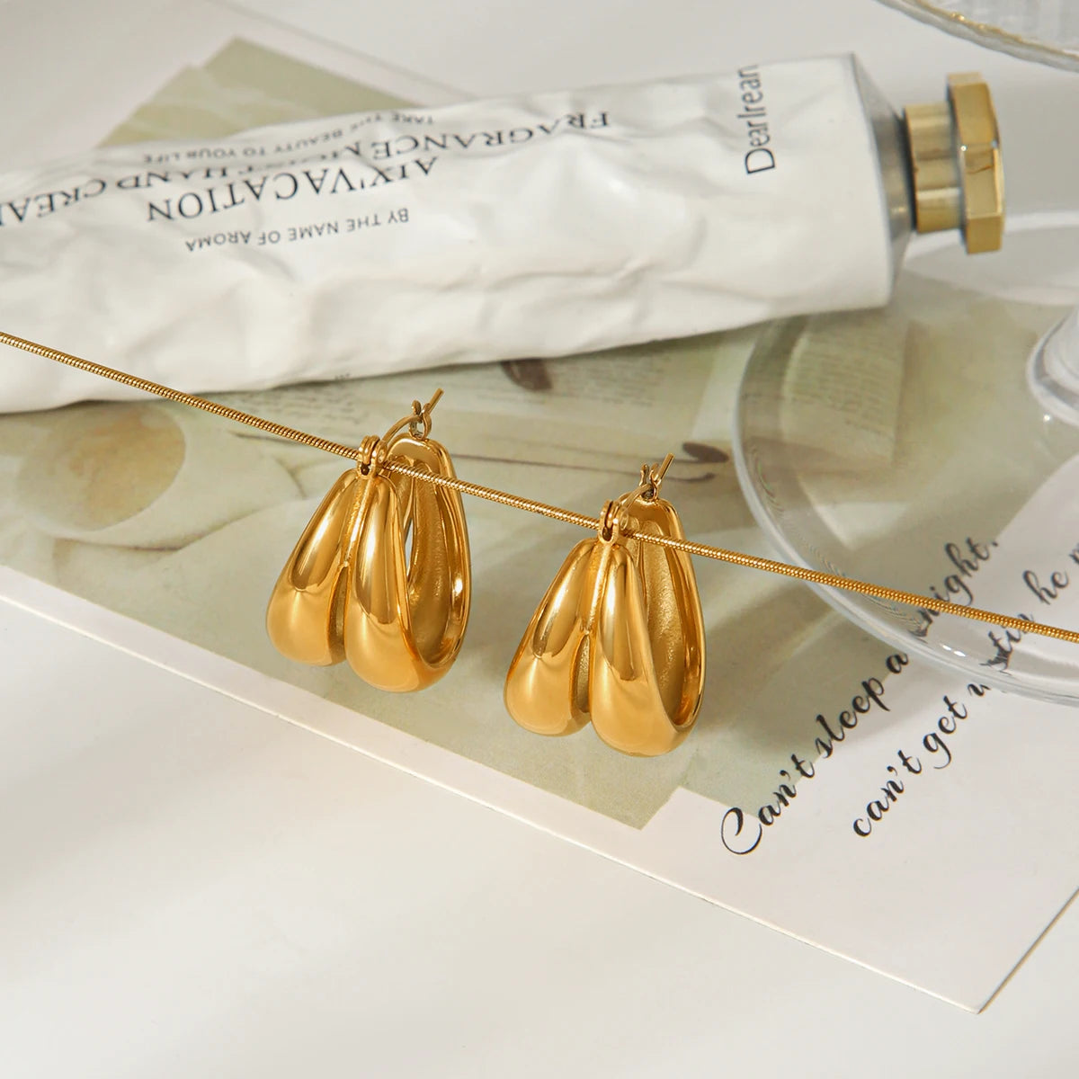 The Chunky U-Hoop Earrings