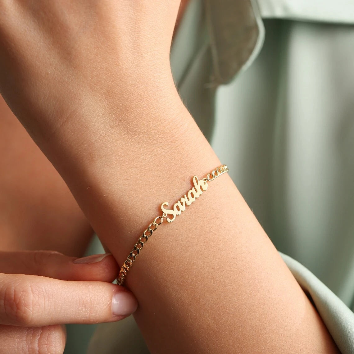 Signature Script Bracelet