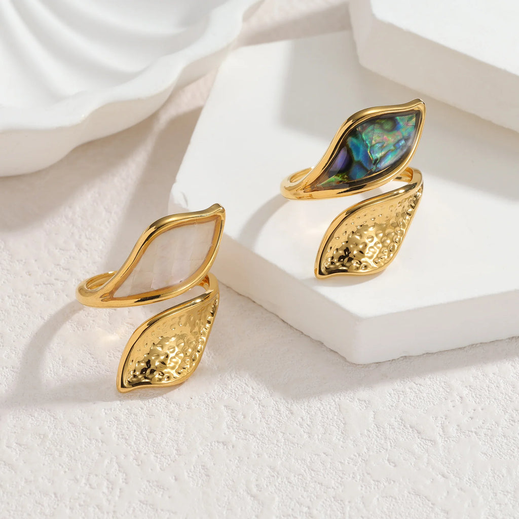 The Muse Shell Inlay Ring