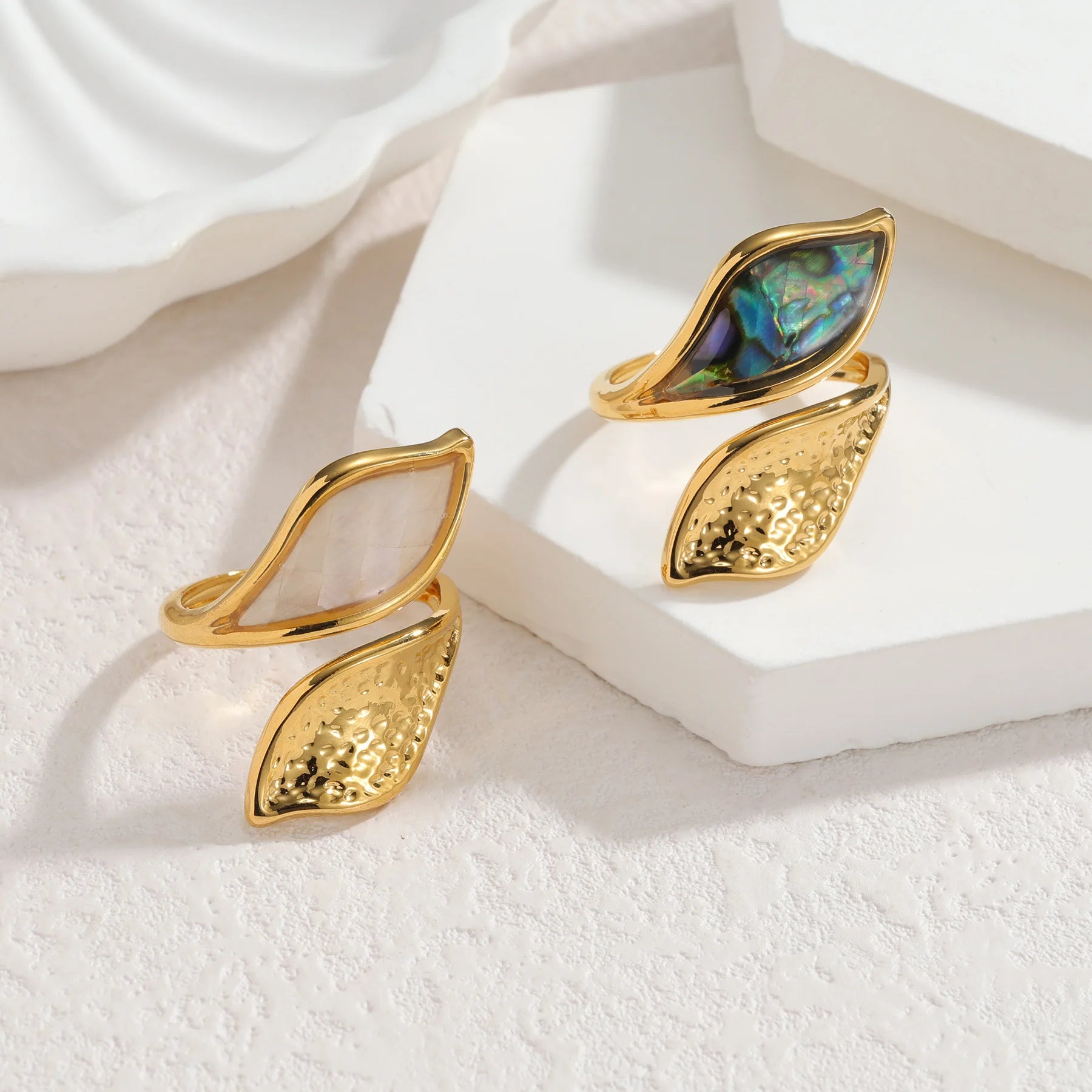 The Muse Shell Inlay Ring