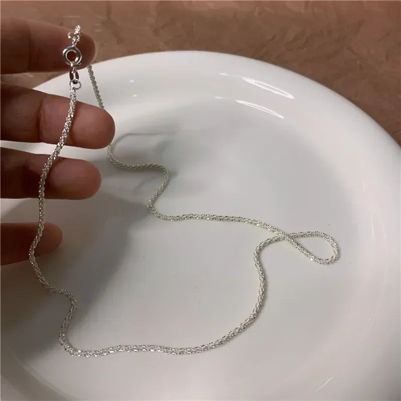 Dainty Sparkling Clavicle Chain