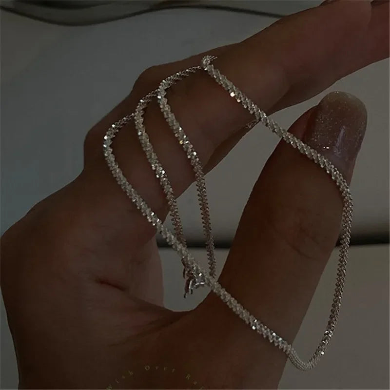 Dainty Sparkling Clavicle Chain