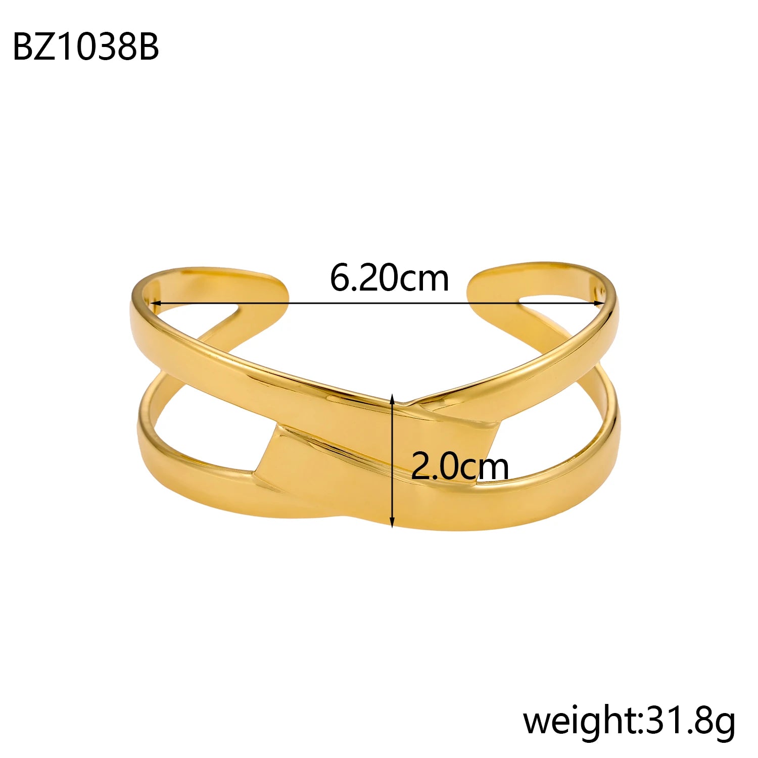 The Muse Cross-Line Cuff
