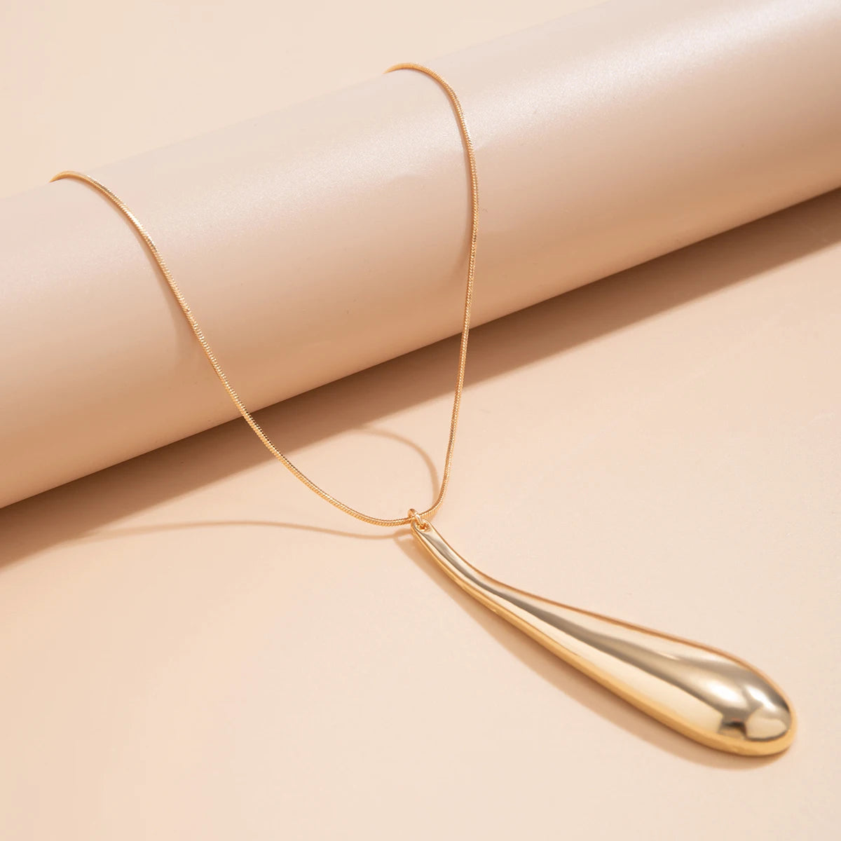 Liquid Gold Drop Pendant